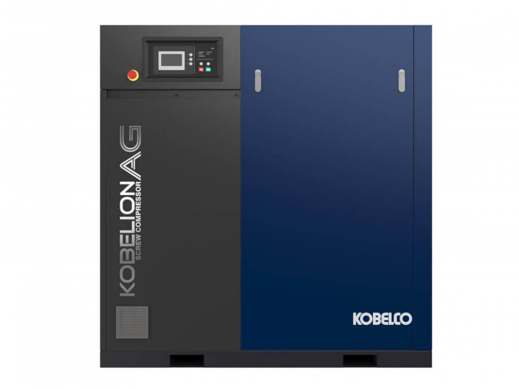 KOBELCO Oil Injected Air Compressors - KOBELION AG Series Front View