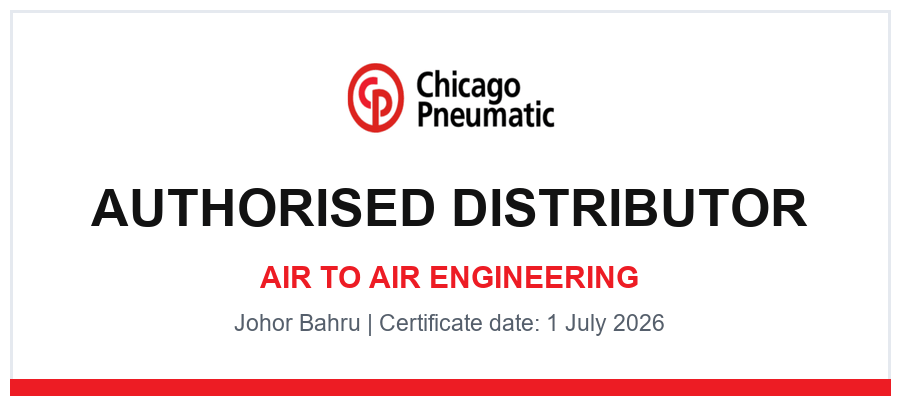 Chicago Pneumatic authorised distributor - Air To Air Engineering